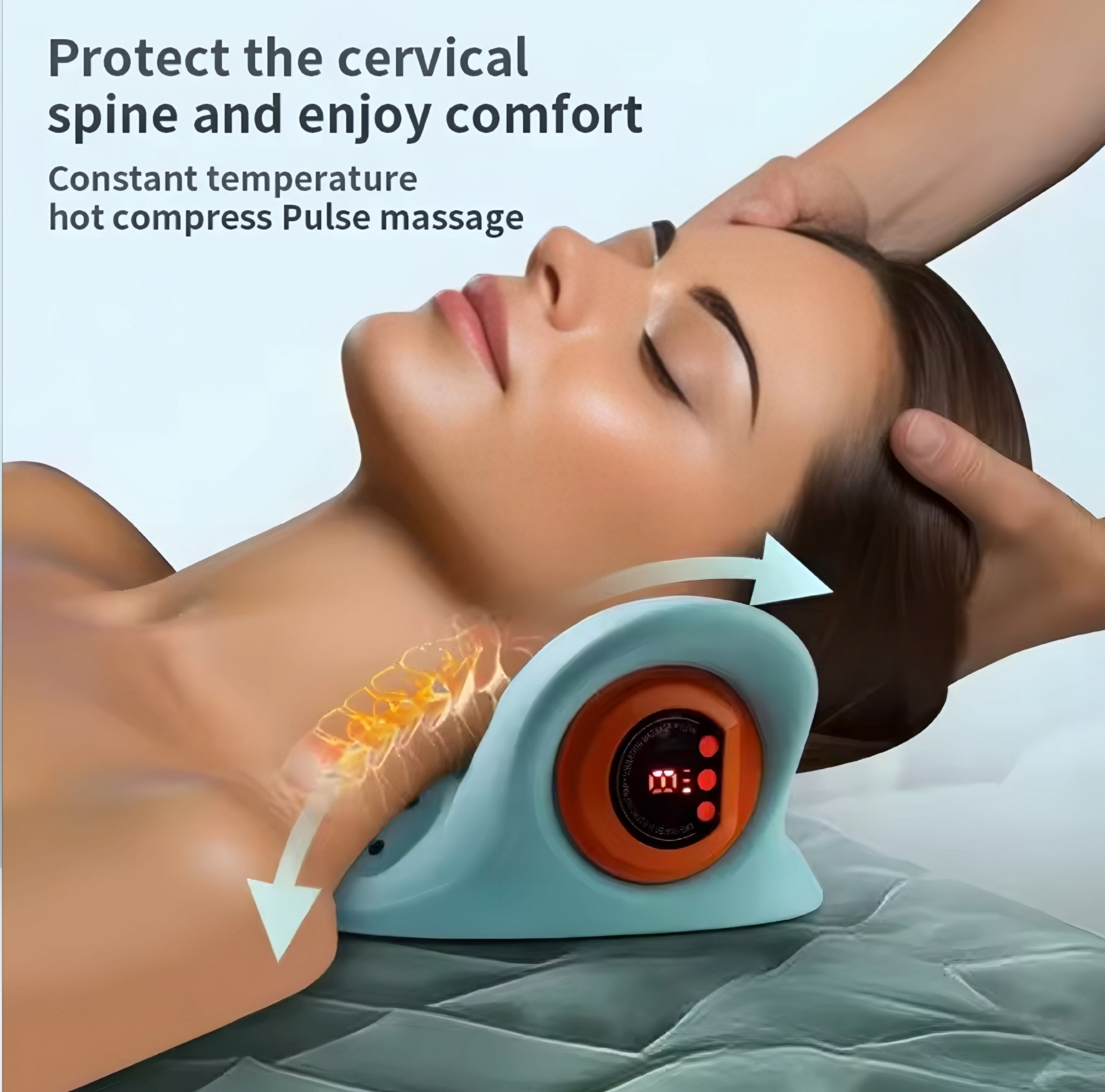 Corelyn™ NeuroRelief: Smart Heat & Vibration Neck Stretcher